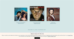 Desktop Screenshot of jonas-kaufmann.com